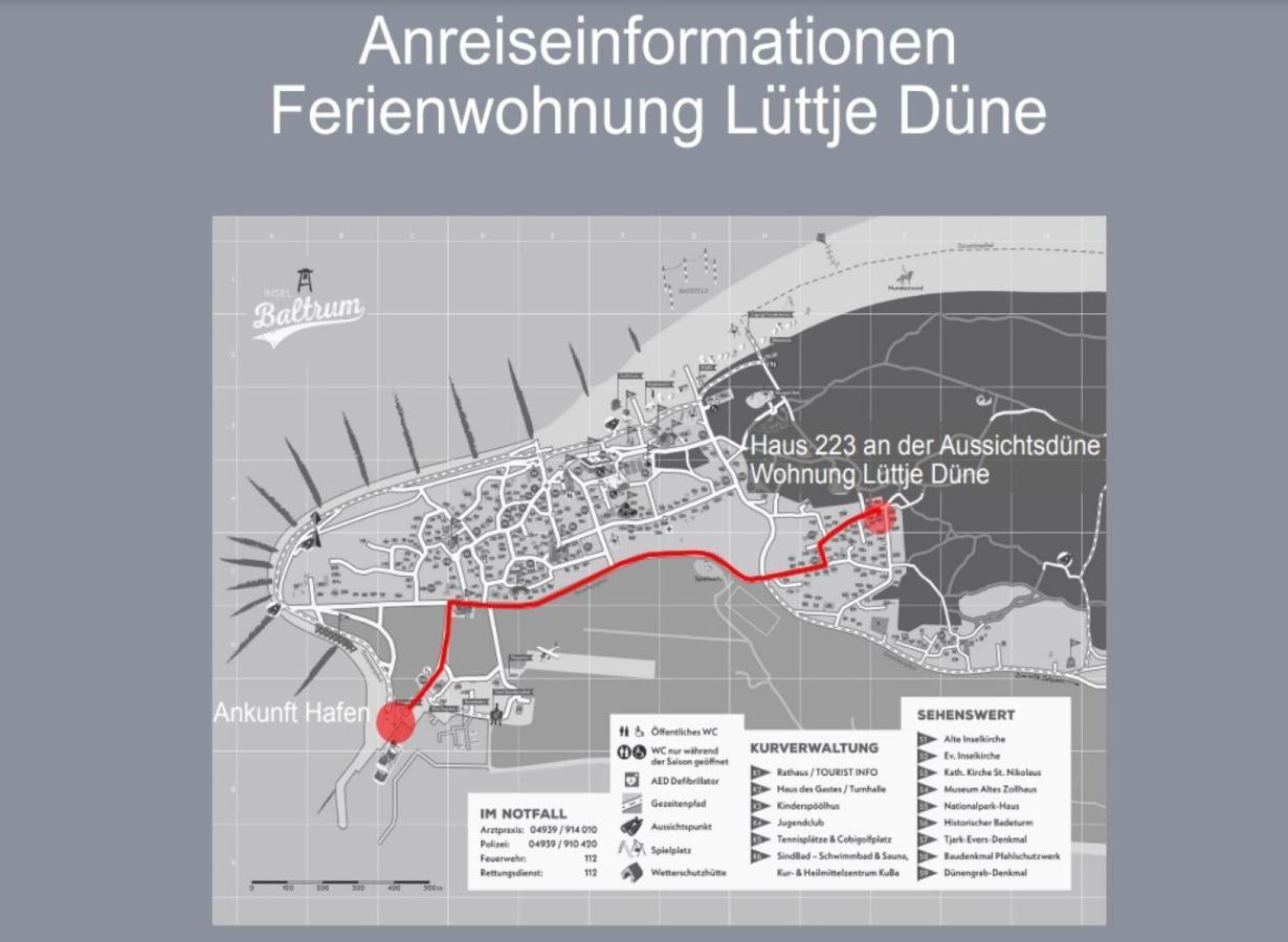 Ferienwohnung Lüttje Düne Baltrum Exterior foto
